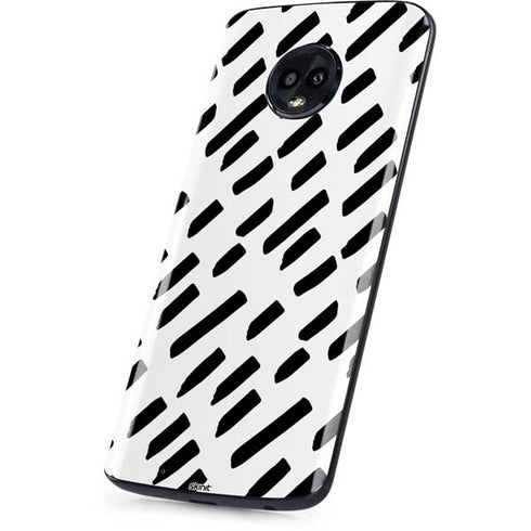 Black Dash Moto G6 Skin