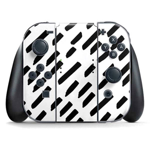 Black Dash Nintendo Switch (2017-2021) Joy-Con Controller Skin