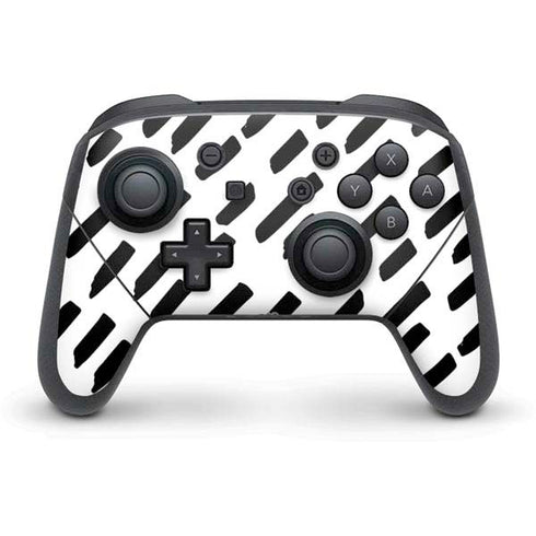 Black Dash Nintendo Switch Pro Controller Skin