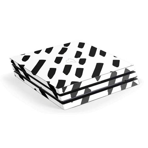 Black Dash PS4 Pro Console Skin