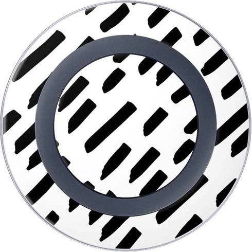 Black Dash Wireless Charger Skin