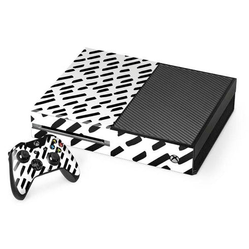 Black Dash Xbox One Console and Controller Bundle Skin