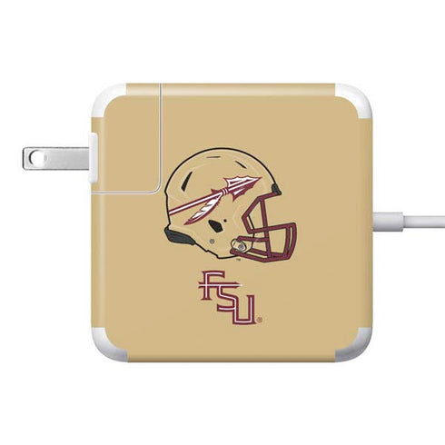 Florida State University FSU Helmet 85W Power Adapter (15 and 17 inch MacBook Pro Charger) Skin