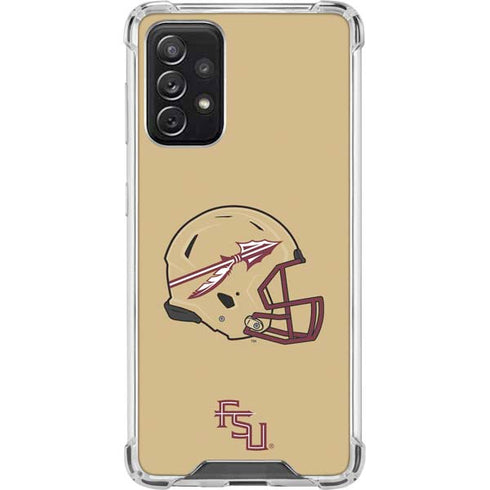 Florida State University FSU Helmet Galaxy A72 5G Clear Case