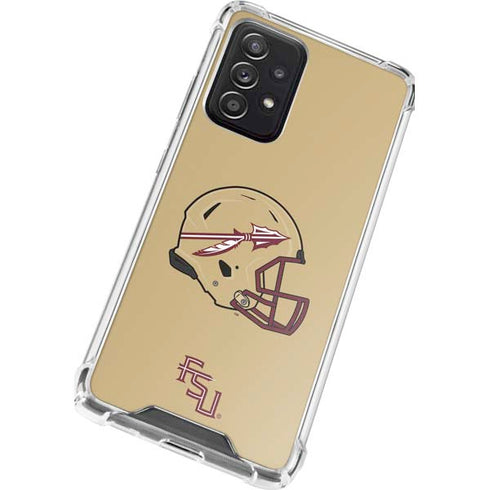Florida State University FSU Helmet Galaxy A72 5G Clear Case