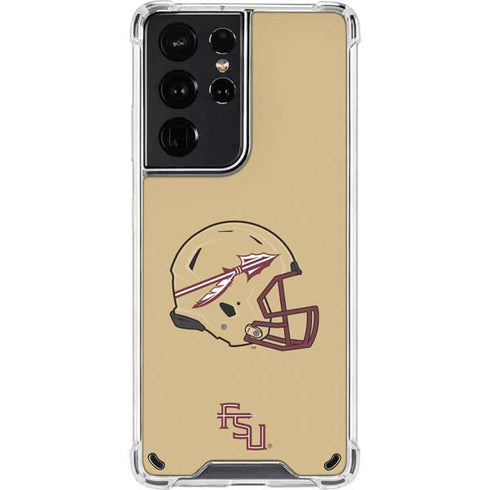 Florida State University FSU Helmet Galaxy S21 Ultra 5G Clear Case