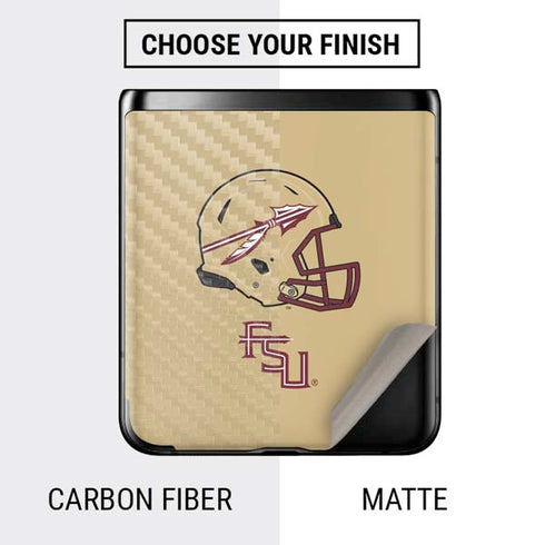 Florida State University FSU Helmet Galaxy Z Flip Skin