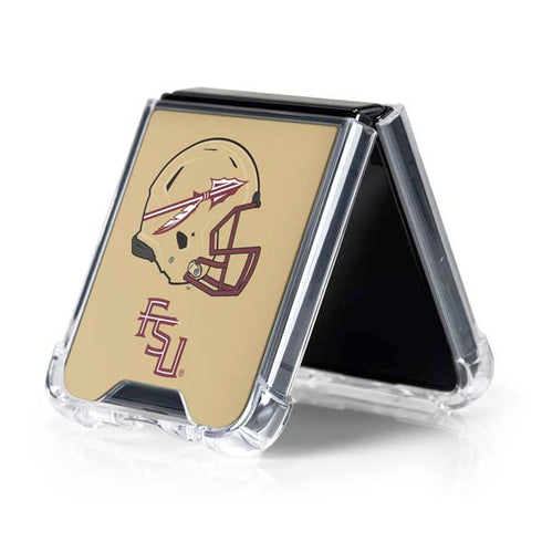 Florida State University FSU Helmet Galaxy Z Flip5 5G Clear Case