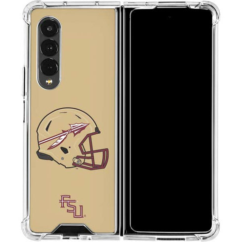 Florida State University FSU Helmet Galaxy Z Fold4 5G Clear Case