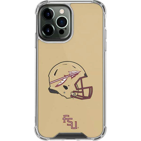 Florida State University FSU Helmet iPhone 14 Pro Max Clear Case