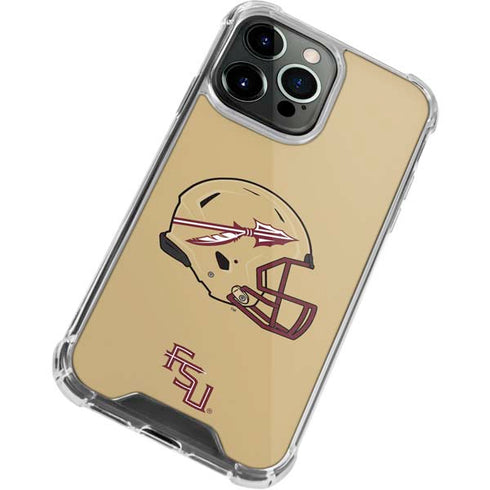 Florida State University FSU Helmet iPhone 15 Pro Max Clear Case
