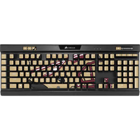 Florida State University FSU Helmet K95 RGB PLATINUM Mechanical Gaming Keyboard Skin