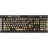 Florida State University FSU Helmet K95 RGB PLATINUM Mechanical Gaming Keyboard Skin