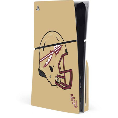 Florida State University FSU Helmet PS5 Slim Disk Console Skin