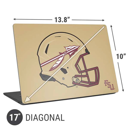 Florida State University FSU Helmet Universal Laptop 17in (13.8 x 10in) Skin