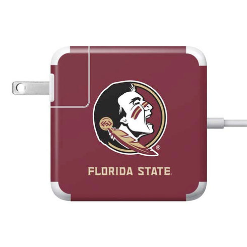 Florida State FSU Seminoles 85W Power Adapter (15 and 17 inch MacBook Pro Charger) Skin