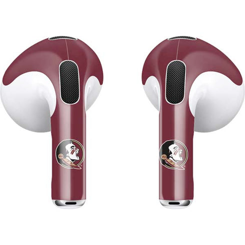 Florida State FSU Seminoles Apple AirPods (3rd Gen 2021) Skin