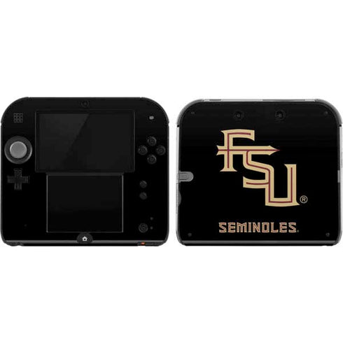 FSU Seminoles Black Nintendo 2DS Skin