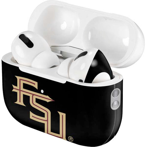 Florida State FSU Seminoles Black AirPods Pro 2nd Gen Skin