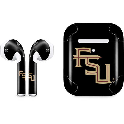 FSU Seminoles Black Apple AirPods 2 Skin