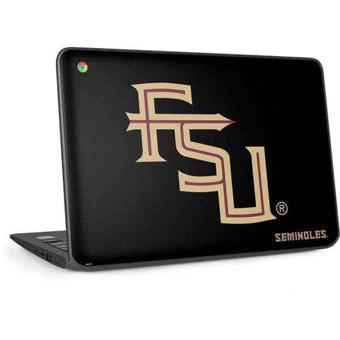 Florida State FSU Seminoles Black HP Chromebook Skin