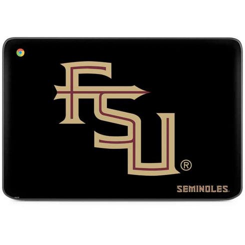 Florida State FSU Seminoles Black HP Chromebook Skin