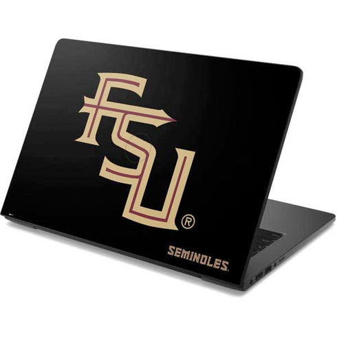 Florida State FSU Seminoles Black Dell Chromebook Skin