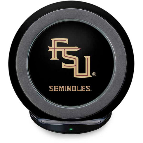 FSU Seminoles Black Fast Charge Wireless Charging Stand Skin