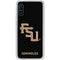 FSU Seminoles Black Galaxy A10e Clear Case