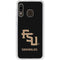 FSU Seminoles Black Galaxy A20 Clear Case