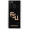 Florida State FSU Seminoles Black Galaxy A21 Clear Case