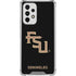 Florida State FSU Seminoles Black Galaxy A53 5G Clear Case