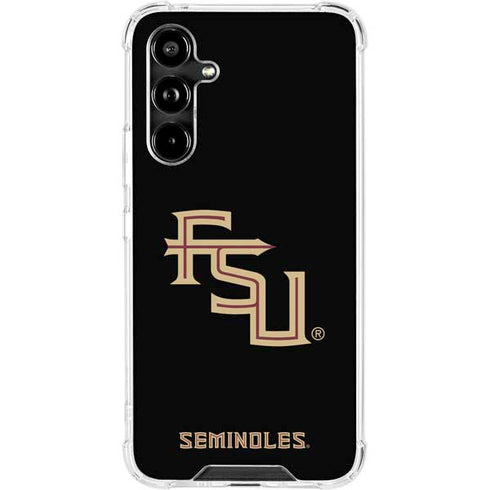 Florida State FSU Seminoles Black Galaxy A54 5G Clear Case