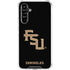 Florida State FSU Seminoles Black Galaxy A54 5G Clear Case