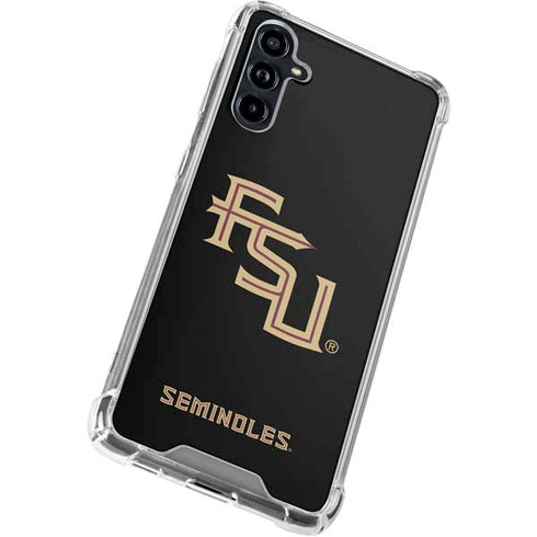 Florida State FSU Seminoles Black Galaxy A54 5G Clear Case