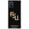 Florida State FSU Seminoles Black Galaxy A71 5G Clear Case