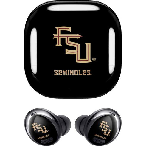 Florida State FSU Seminoles Black Galaxy Buds Pro Skin