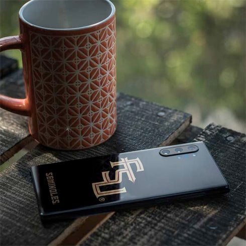 FSU Seminoles Black Galaxy Note 10 Plus Skin