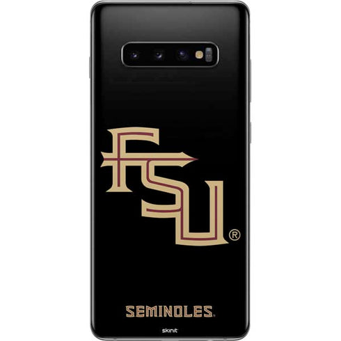 FSU Seminoles Black Galaxy S10 Plus Skin