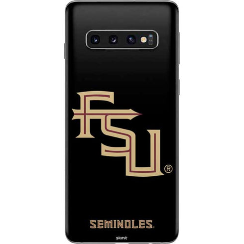 FSU Seminoles Black Galaxy S10 Skin