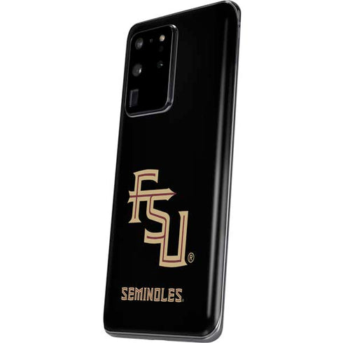 Florida State FSU Seminoles Black Galaxy S20 Ultra 5G Skin