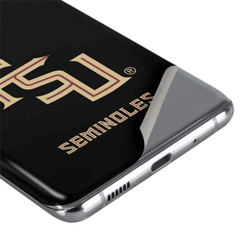 Florida State FSU Seminoles Black Galaxy S20 Ultra 5G Skin
