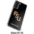 Florida State FSU Seminoles Black Galaxy S21 5G Clear Case