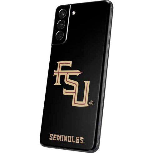 Florida State FSU Seminoles Black Galaxy S21 5G Skin