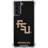 Florida State FSU Seminoles Black Galaxy S22 Clear Case