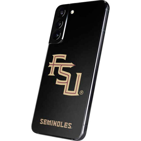 Florida State FSU Seminoles Black Galaxy S22 Plus Skin