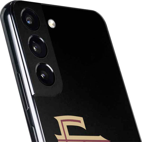 Florida State FSU Seminoles Black Galaxy S22 Plus Skin