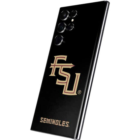 Florida State FSU Seminoles Black Galaxy S22 Ultra Skin