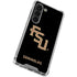 Florida State FSU Seminoles Black Galaxy S23 Clear Case