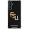 Florida State FSU Seminoles Black Galaxy S23 FE Clear Case